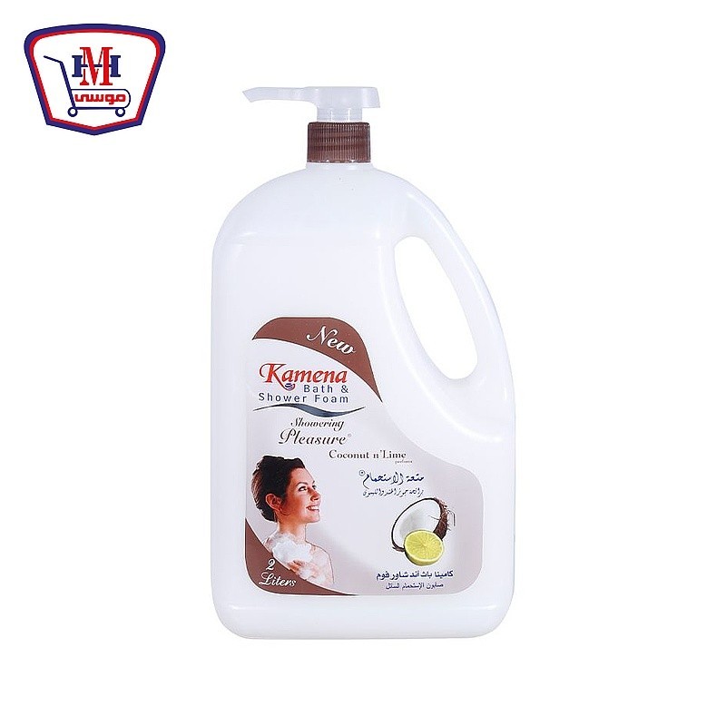 كامينا شاور جل رائحه جوز الهند و الليمون 2 لتر
