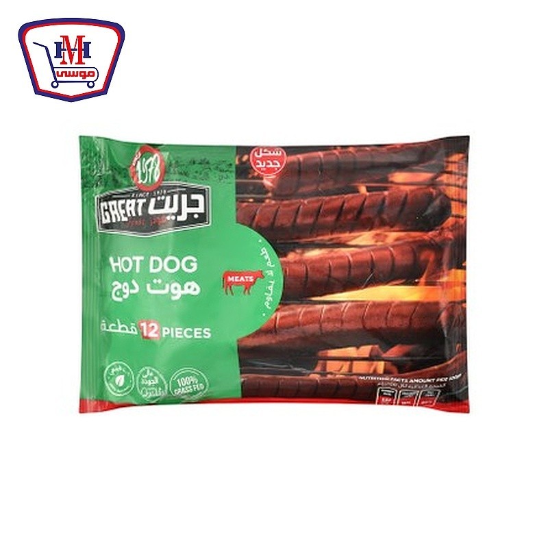 المراعى هوت دوج بقرى 900 جرام