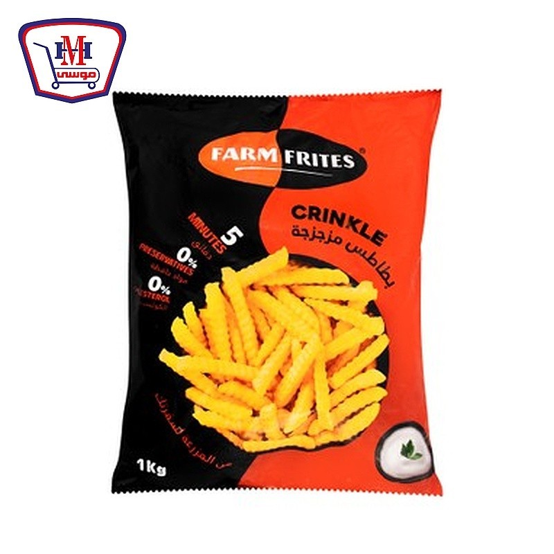 فارم فريتس بطاطس كرينكل 1 كيلو جرام