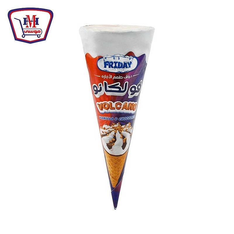 فراى داى ايس كريم كونو فولكانو فانيليا 125 مللى