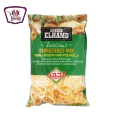 الحمد جبنه موزاريلا مبشوره ميكس 1 كيلو جرام | من الحمد | هايبر موسى —