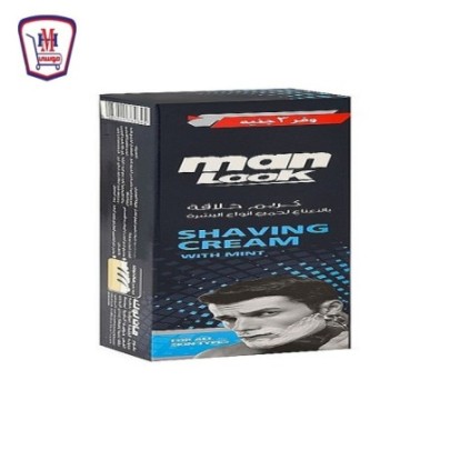 صورة مان لوك كريم حلاقه نعناع 80 جرام وفر 3 جنيه من مان لوك - هايبر موسى