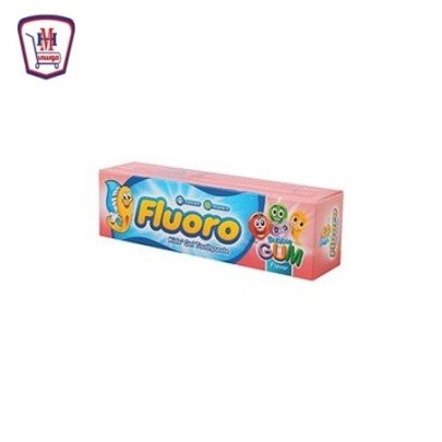 صورة فلورو معجون اسنان للاطفال طعم اللبان 50 جرام من فلورو - هايبر موسى