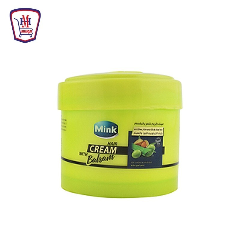 مينك كريم شعر بالبلسم بزيت المينك و الجرجير