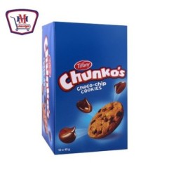 صورة تيفانى شنكوز كوكيز بقطع الشيكولاته 40 جرام علبه × 10 باكو من تيفانى - هايبر موسى