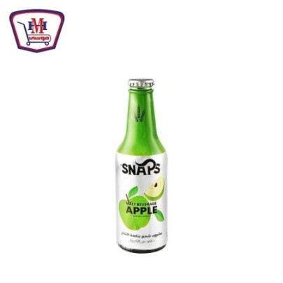 سنابس مشروب شعير تفاح زجاج 250 مللى