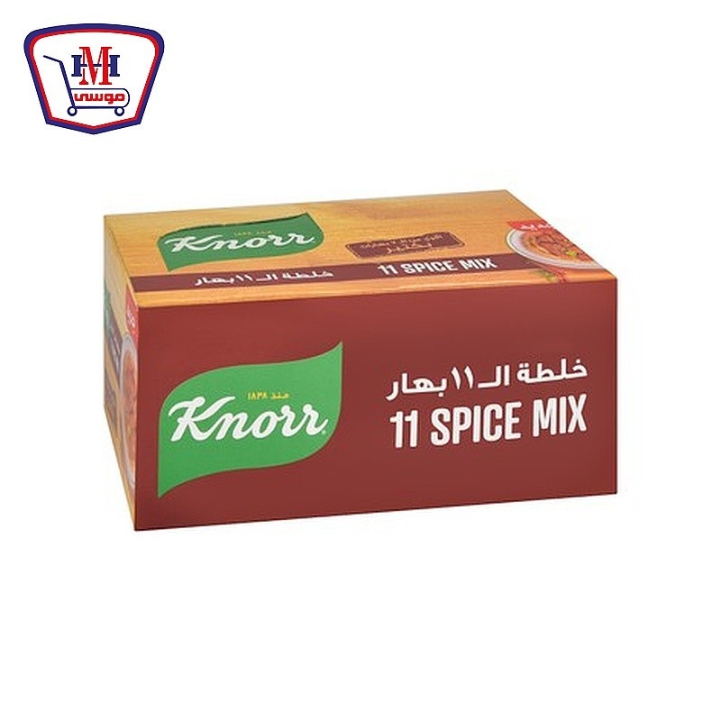 كنور خلطه 11 بهارات 6 جرام علبه × 40 ظرف