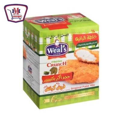 ويلز خلطه البانيه للدجاج واللحوم والخضروات 85 جرام علبه × 6 ظرف | من و