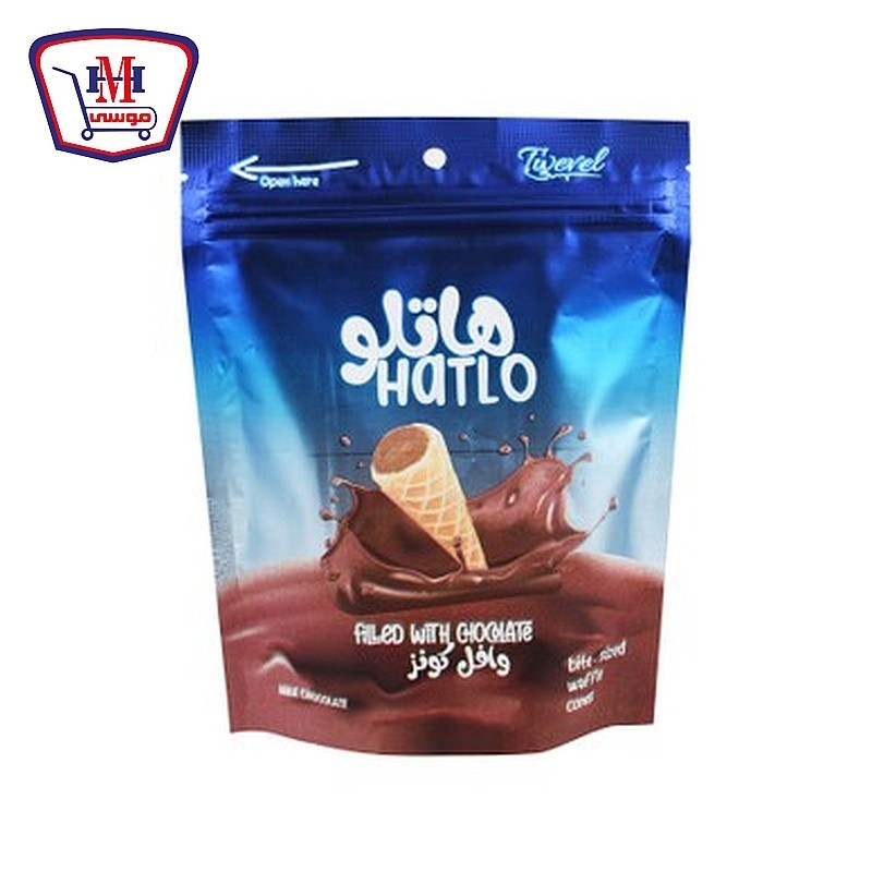هاتلو وافل كونو شيكولاته 100 جرام