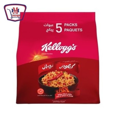 كيلوجز نودلز شطه حاره 70 جرام 4 + 1 هديه