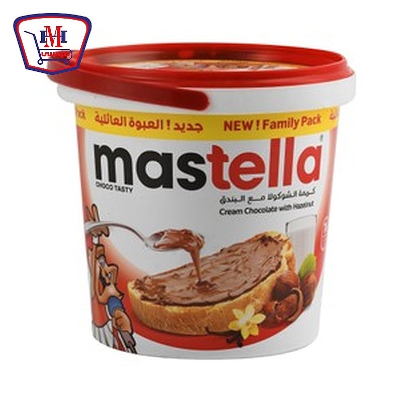 ماستيلا شيكولاته سبريد بطعم البندق بلاستيك 850 جرام