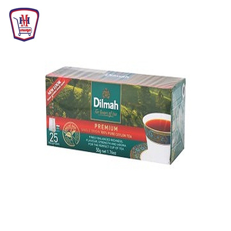 دلما شاى اسود 25 فتلة