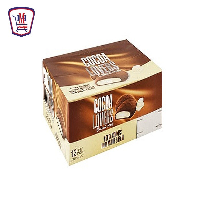 كوكيز كوكو لافرز كريمه علبه× 12 قطعه