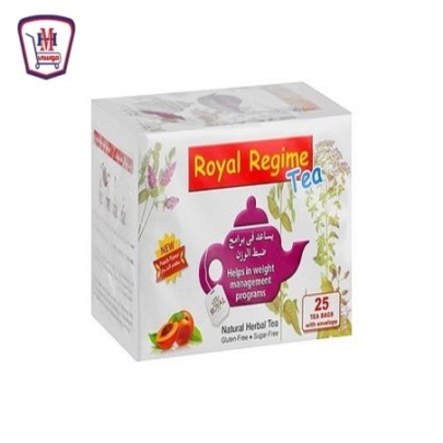 رويال شاى ريجيم بالخوخ 25 كيس | من رويال اعشاب | هايبر موسى — أفضل سعر