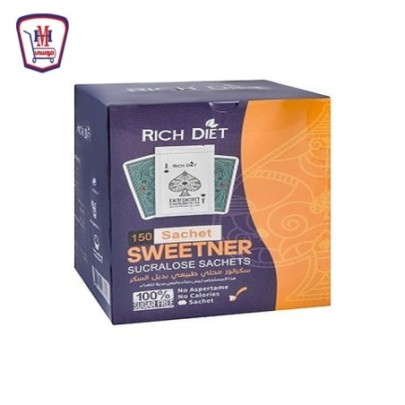 ريتش بديل السكر علبه معلقه 150 ظرف | من ريتش | هايبر موسى — أفضل سعر و