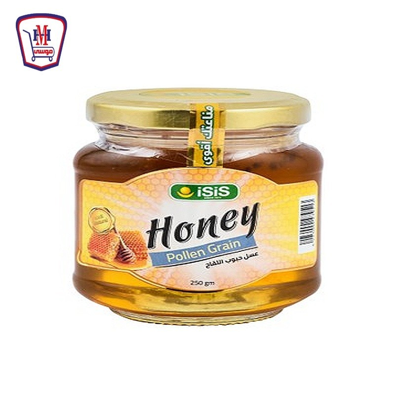 ايزيس عسل بحبوب اللقاح 250 جرام
