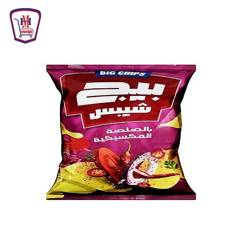 بيج شيبس بالصلصه المكسيكية 24 - 34 جرام