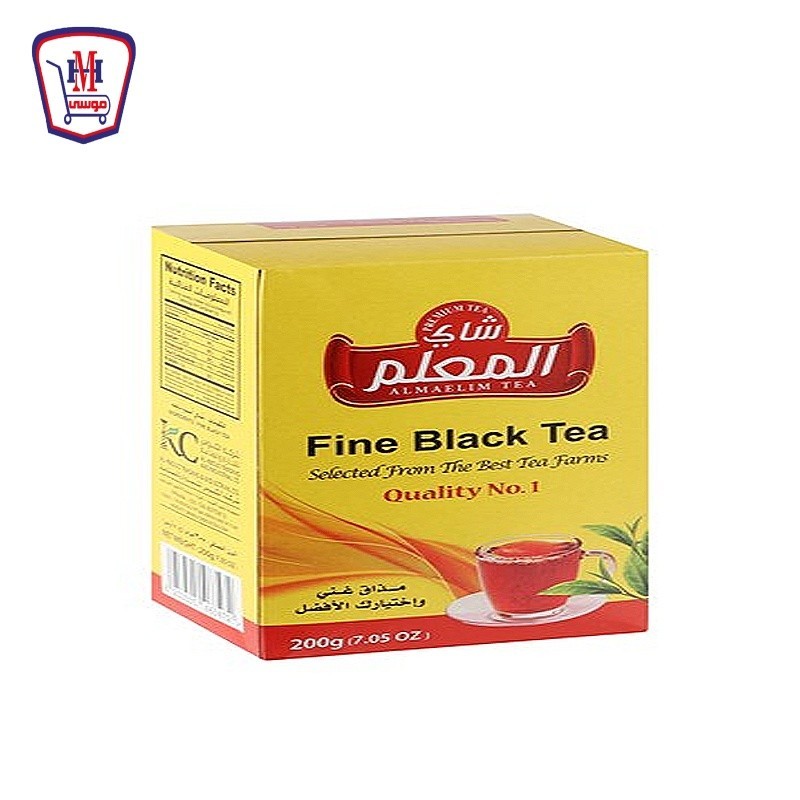 المعلم شاى اسود ناعم 200 جرام