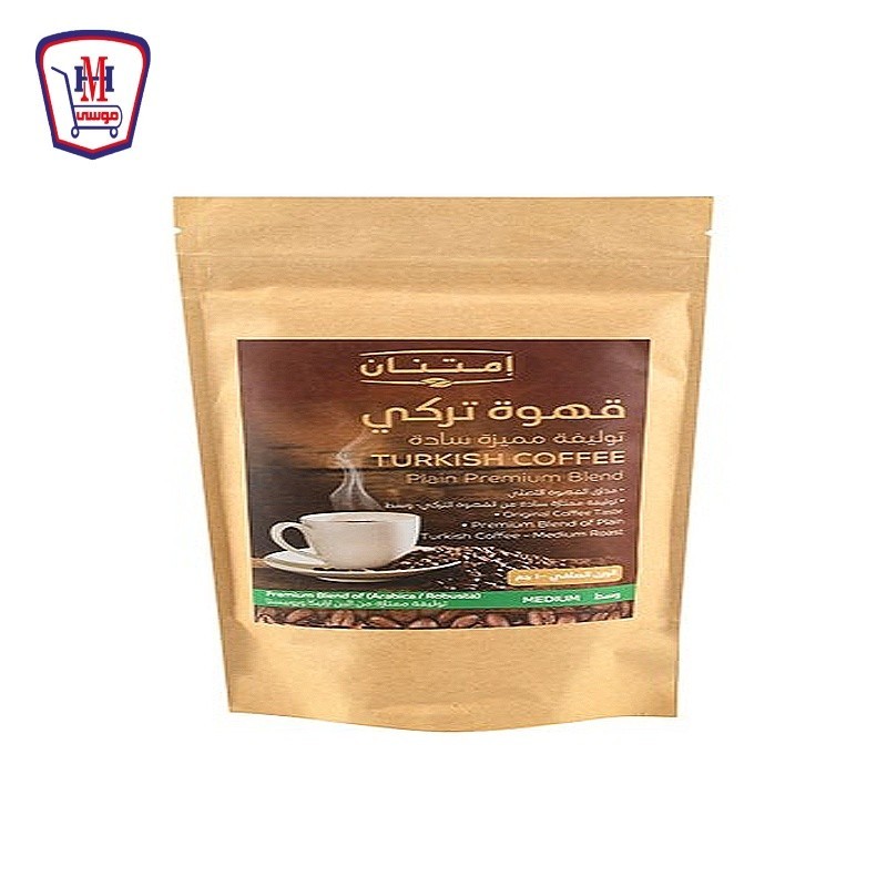 امتنان قهوه تركى ساده وسط 100 جرام