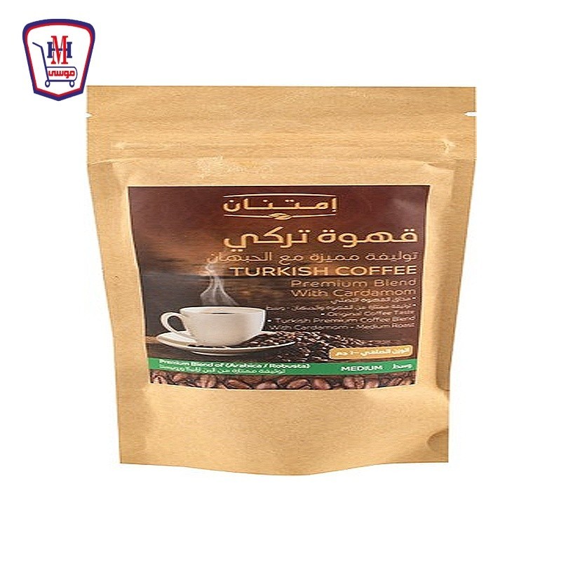 امتنان قهوه تركى محوج وسط 100 جرام