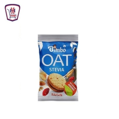 بيمبو OAT بسكويت شوفان بالزبيب بدون سكر