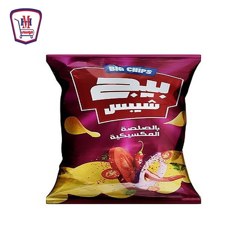 بيج شيبس صلصه مكسيكيه 61/71 جرام