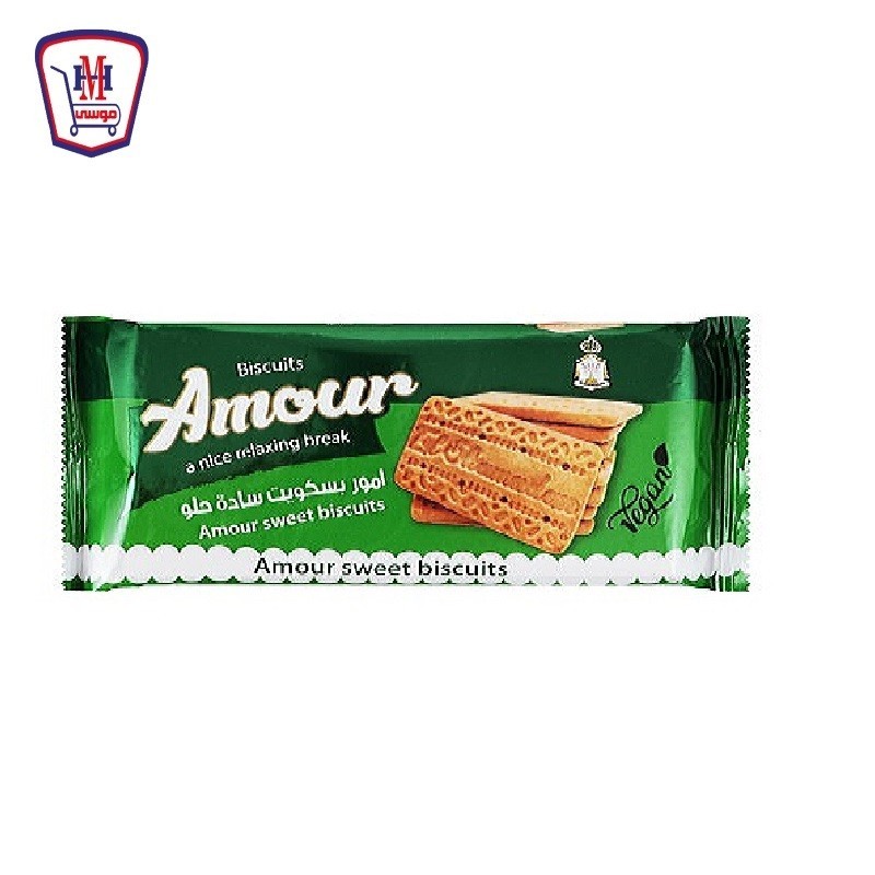 امور بسكويت ساده حلو نباتى 9 قطع  باكو