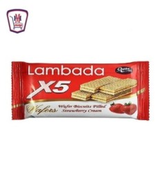 لمبادابسكويت ويفر x5 فراوله | من لمبادا | هايبر موسى — أفضل سعر وتوصيل