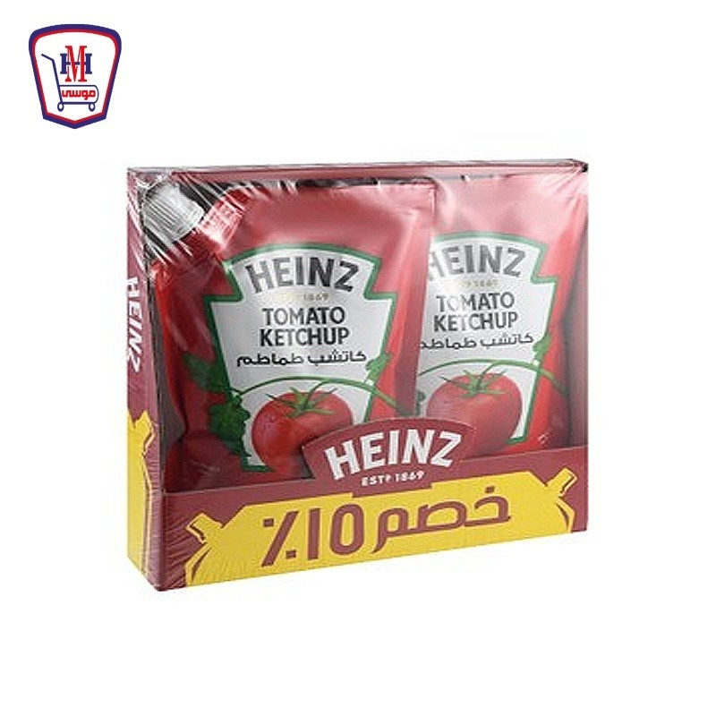 هاينز كاتشب عادى 285 جرام 2 قطعه خصم 10 %