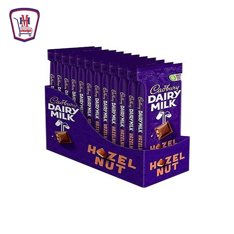 كادبورى سى دى ام شيكولاته بندق 90 جرام علبه × 12 قطعه