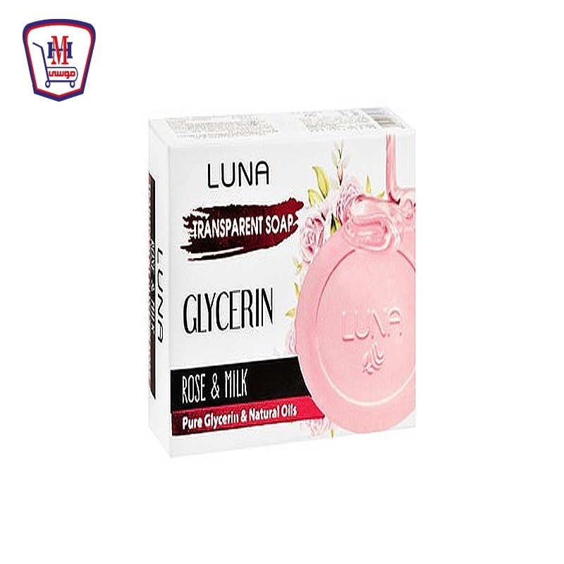 لونا صابون جلسرين ورد وحليب 100 جرام