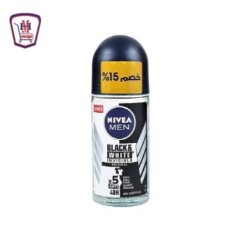 صورة نيفيا رول اون بلاك & وايت انفزبيل رجالى 50 مللى من نيفيا - هايبر موسى