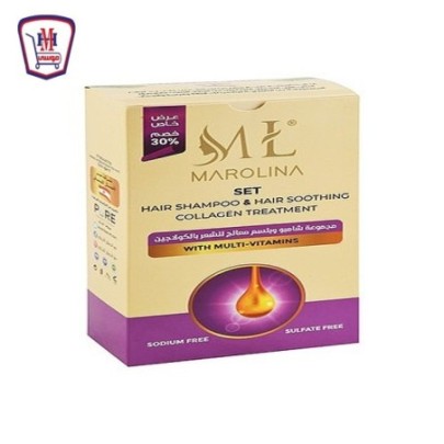 صورة مارولينا مجموعة (شامبو و بلسم) كولاجين 450 مللى من مارولينا - هايبر موسى