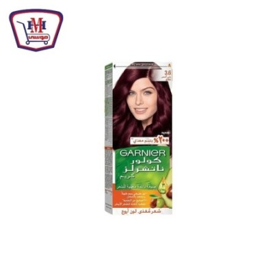 صورة غارنيه صبغه شعر بنى احمر غامق رقم 3.6 من غارنيه - هايبر موسى