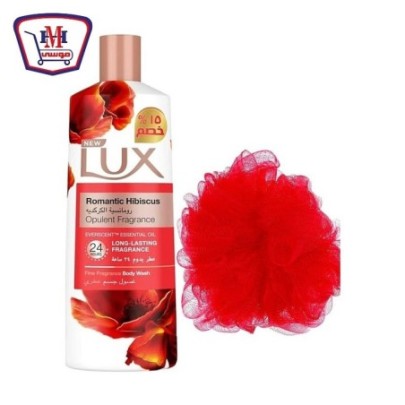 صورة لوكس شاور جل فراوله 500 مللى + ليفه عرض من لوكس - هايبر موسى