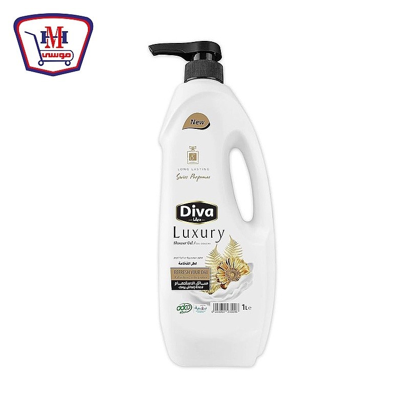 ديفا شاور جل عطر الفخامه 1 لتر