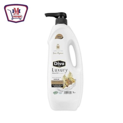 صورة ديفا شاور جل عطر الفخامه 1 لتر من ديفا - هايبر موسى
