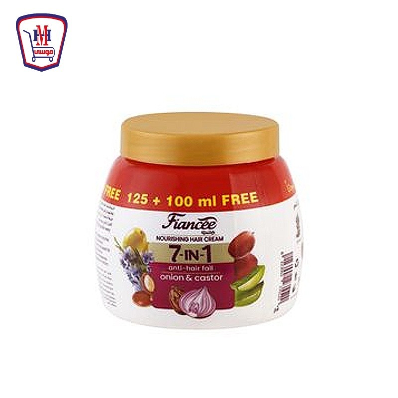 فيانسيه كريم شعر بالبصل والخروع   225 مللى