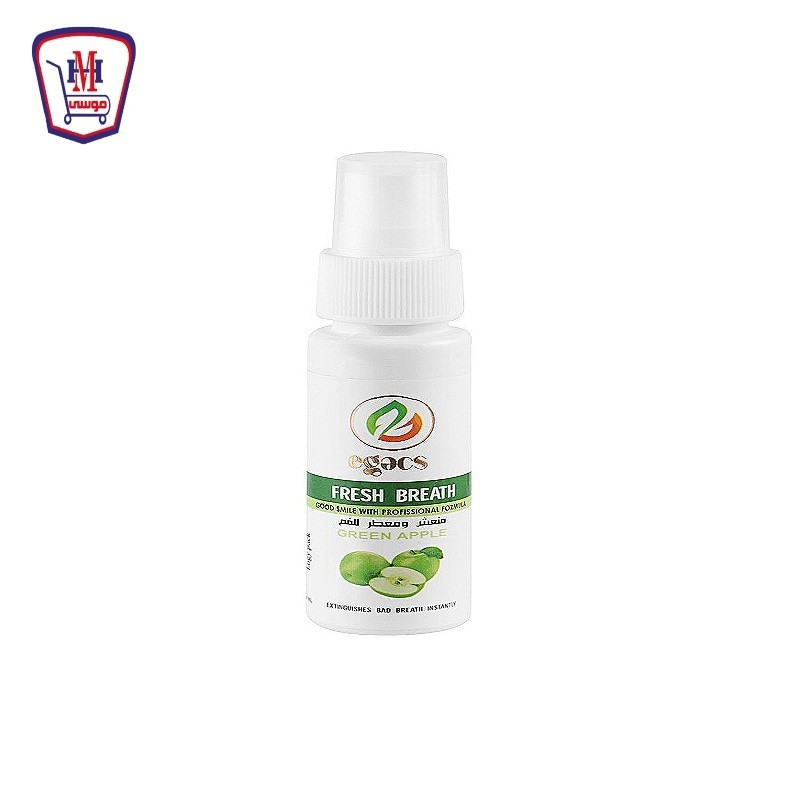 ايجاكس منعش و معطر للفم تفاح اخضر 30 مللى