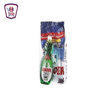 صورة ليدر مسحوق يدوى 1500 جرام + ليدر زجاجه 600 مللى عرض من ليدر - هايبر موسى