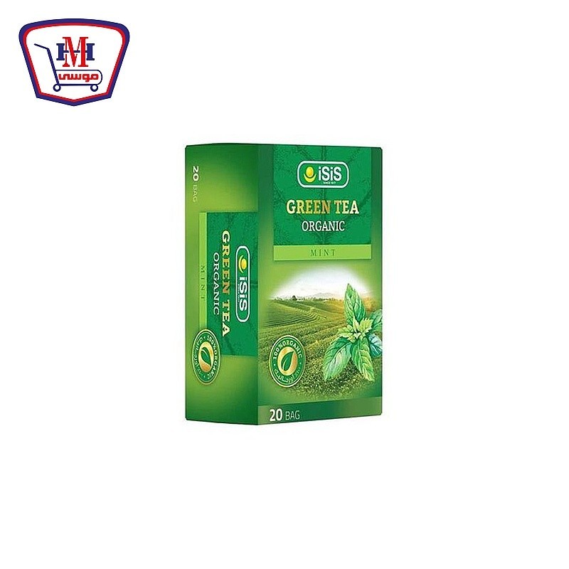 ايزيس شاى اخضر بالنعناع 20 فلتر