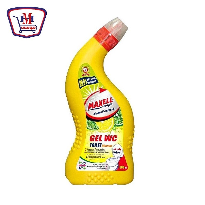 ماكسيل ماجيك منظف تواليت برائحه الليمون 500 مللى