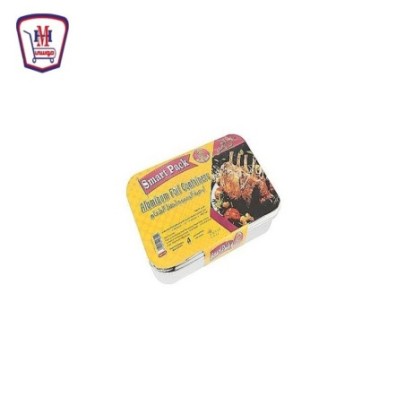 صورة Smart Pack طبق فويل مستطيل بالغطاء 5 ×1108 من Smart Pack - هايبر موسى