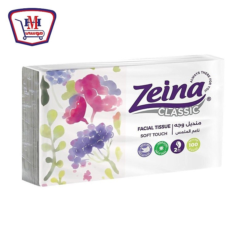 زينه مناديل الوان 100 منديل