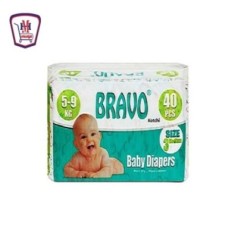 صورة برافو حفاضات مقاس 3 عدد 40 قطعه من برافو - هايبر موسى