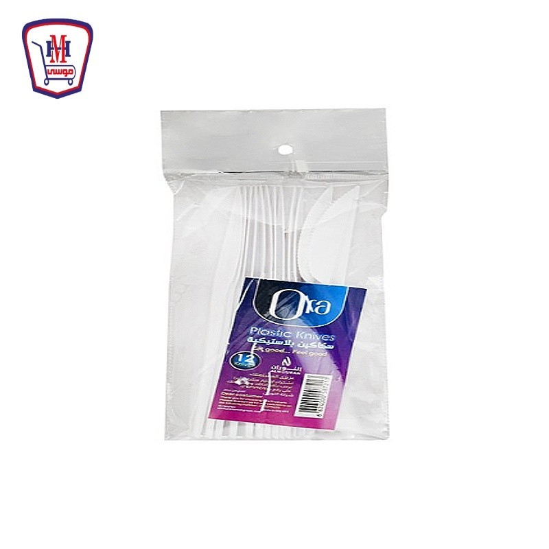 اورا سكاكين بلاستيك 12 قطعه × 1 pk