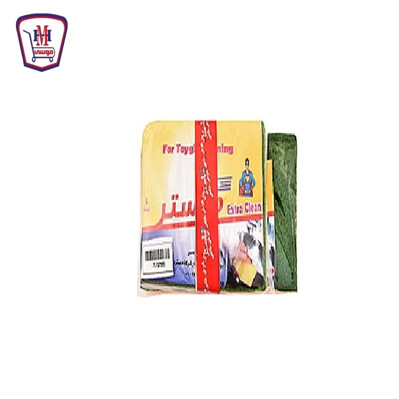 ماستر وان ليفة اسفنجية  3 قطعه مستطيلة + 5 جلى