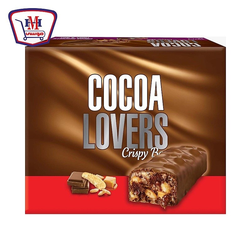 كوكو لافرز كرسبى بار سودانى و كراميل 40 جرام علبه × 12 قطعه