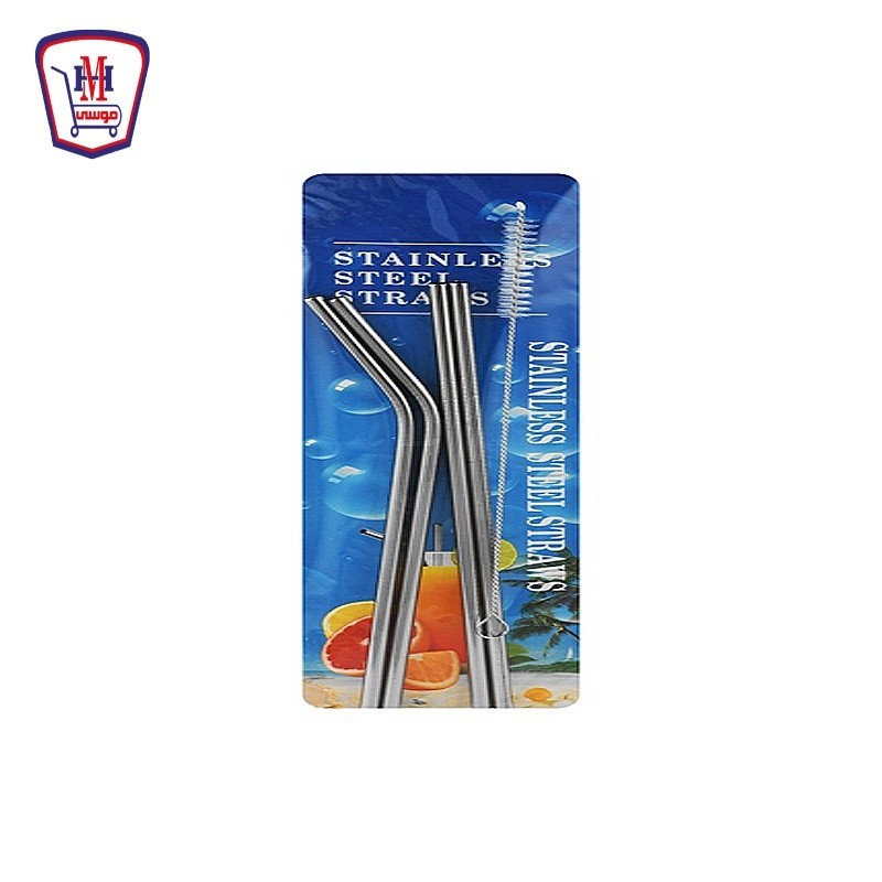 طقم شاليموه معدن 4 قطعه + فرشه تنظيف