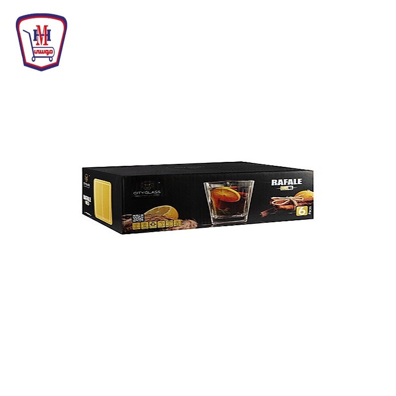 سيتى جلاس كوب 6 قطعه RAFALE